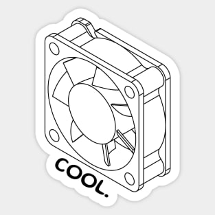 3D Printer Fan Hotend Maker Mechanical Design Sticker